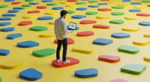 Stepping stones for selecting focus metrics and digital marketing campaign KPIs.