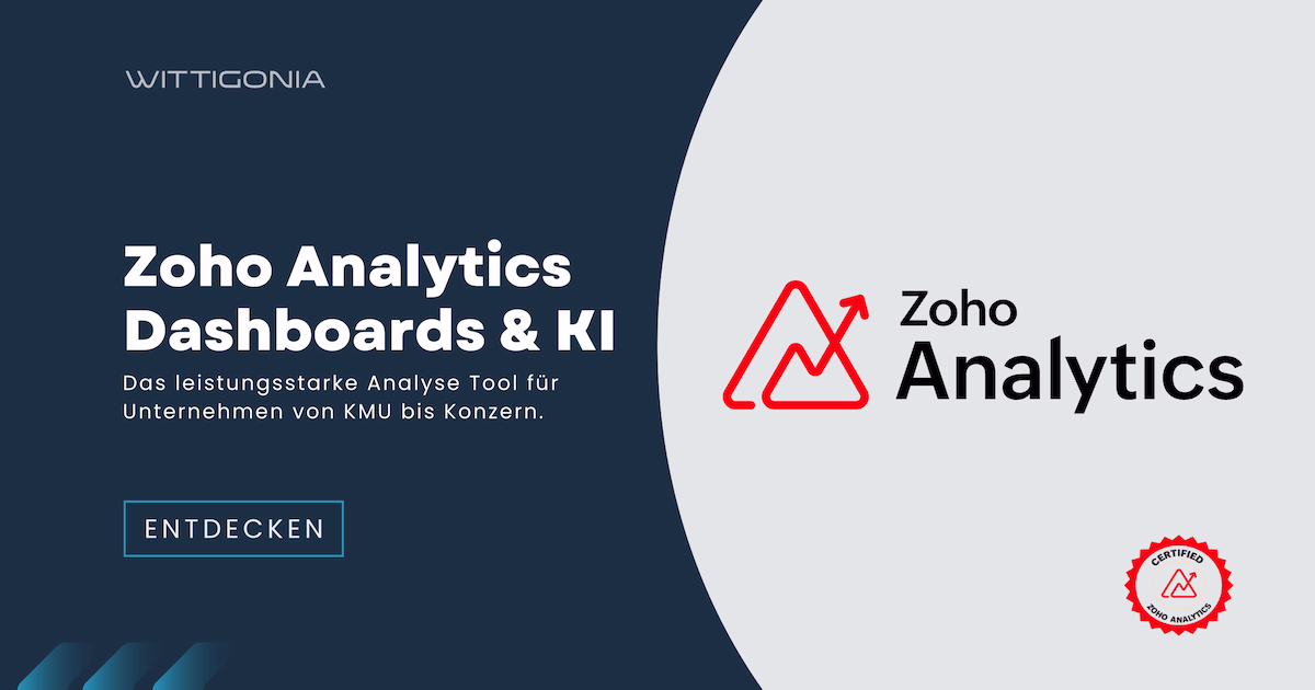 Zoho Analytics certified. WITTIGONIA Digital. Heidelberg, Deutschland. 